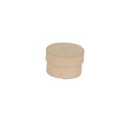 Mini boîte ronde 5x5x3cm - Kraft