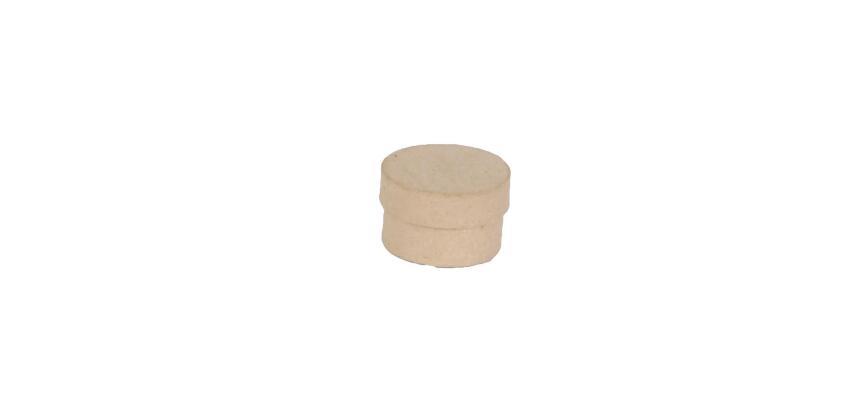 Mini boîte ronde 5x5x3cm - Kraft