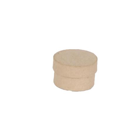Mini boîte ronde 5x5x3cm - Kraft