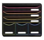 Module de classement Storebox 6 tiroirs Black Office