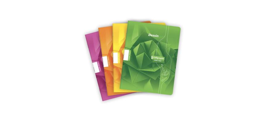 Cahier Dessin scolaire piqué 7000 17x22 cm 16 pages uni 90 g - Assortis