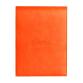 Rhodiarama porte-bloc avec porte-crayon + bloc N°12 ligné - Tangerine