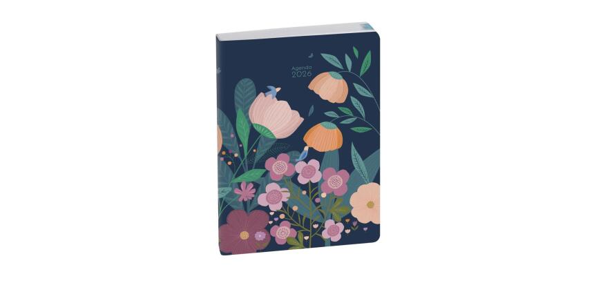 Agenda de bureau EasyDay Journal 17 Mini Labo 12 x 17 cm Journalier Janvier à Décembre 2026 - Visuel