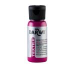 DARWI Flacon de 50 ml de Peinture Textile Opaque - Rubis