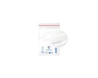 Boite de 200 Pochettes Blanches Matelassées de Film à Bulles 110x160 mm - Auto-adhésives - Blanc