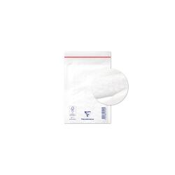 Boite de 200 Pochettes Blanches Matelassées de Film à Bulles 110x160 mm - Auto-adhésives - Blanc