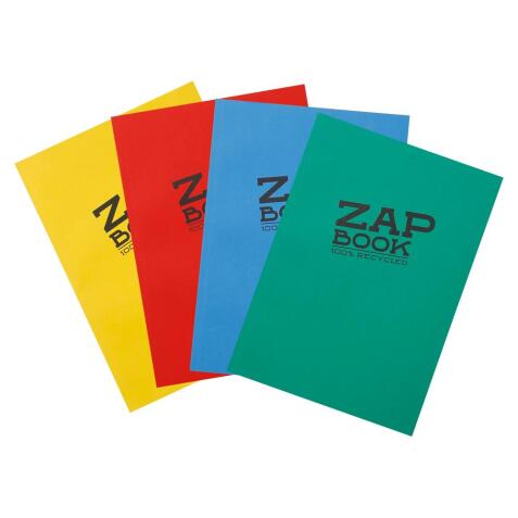 Zap Book carnet collé 160F A6 80g - Aléatoire