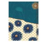 K3 blue, Spiralbuch A5 74 Blatt liniert - Mehrfarbig