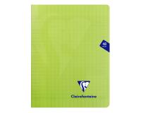 Cahier piqué Mimesys 17x22cm 48 pages grands carreaux couverture polypropylène