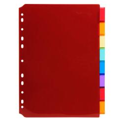 Divider Translucent PP A4 8P ColouRed - Assorted colours