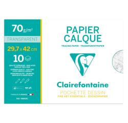 Papier Calque pochette 10F A3 70g