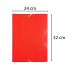 3 Flap Folders with Elastic Straps Opaque Polypropylene Eco A4