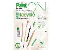 PaintON Recyclé bloc collé 30F A5 250g