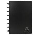 Carpeta tarjetero de tarjetas de visitas con anillas Cubierta 8/10 e. - (Vistas: 120 Fundas: 0) - 16x21cm para 16x21cm - Negro