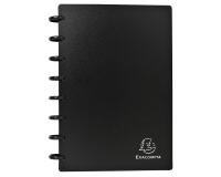 Carpeta tarjetero de tarjetas de visitas con anillas Cubierta 8/10 e. - (Vistas: 120 Fundas: 0) - 16x21cm para 16x21cm - Negro