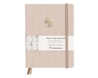 Inspire, DaytoDay journal 19x25 cm, 192 pages, dot, pochette à soufflet au dos, marquepage, fermeture élastique, ass.