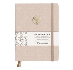 Inspire, DaytoDay journal 19x25 cm, 192 pages, dot, pochette à soufflet au dos, marquepage, fermeture élastique, ass.