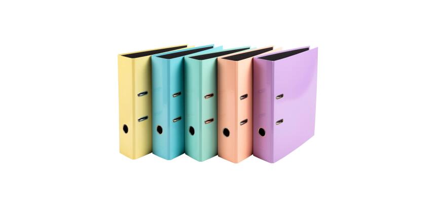 A4 Archivador de palanca Prem'Touch ® Aquarel Lomo: 80 mm