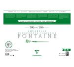 Fontaine paquet 4 bords frangés 25F 56x76cm 300g grain torchon