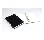 Goldline carnet rembordé rigide 50F A5 140g portrait - Blanc
