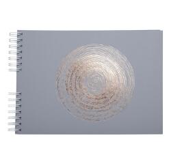 Spiralalbum 50 Seiten weiß, 32x22 cm, Ellipse