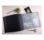 Álbum de fotografías para boda ART 37x29 cm - 160 fotos 40 páginas - Negro