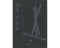 GraF'it bloc agrafé 80F A5 90g - Noir