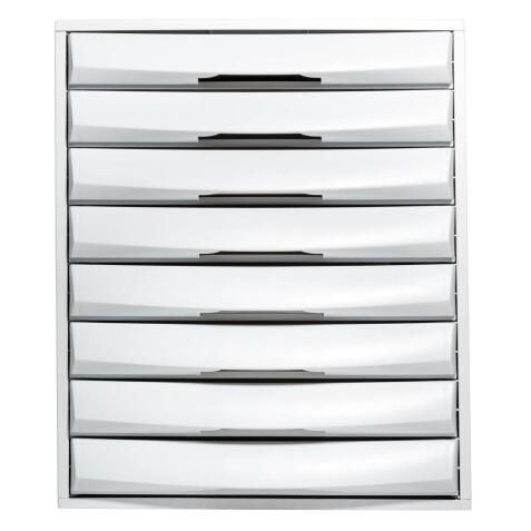 Exacompta THE SYSTEM 8 Drawer Set - Light grey