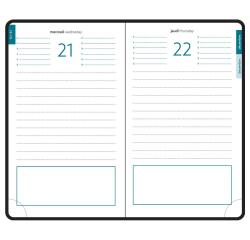 Recharge Agenda de poche EasyDay 15 10 x 15 cm Journalier janvier à décembre 2026