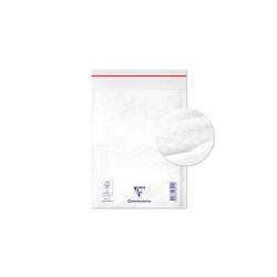 Boite de 100 Pochettes Blanches Matelassées de Film à Bulles 150x210 mm - Auto-adhésives - Blanc