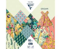 ORIGAMI, Pochette de 60 feuilles 70g/m² au format 15x15cm - Kiribati - Multicolore