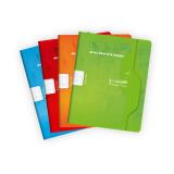 Cahier d'écriture piqué 7000 17x22 cm 32 pages grands carreaux 3 mm agrandi 12x12 cm 70 g - Assortis