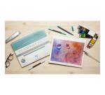 Flamboyant bloc collé 4 côtés 20F 36x51cm 300g