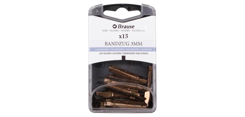 BOITE 15 PLUMES BANDZUG POUR GAUCHERS