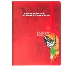 Cahier Travaux Pratiques piqué 7000 17x22 cm 96 pages grands carreaux 70 g + uni 90 g - Assortis