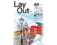 Layout bloc collé 70F A4 70g