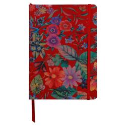 CÉLESTE Carnet A5 RR, Ligné 144 pages Jardin rouge