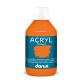 Darwi Flacon de 250 ml de Peinture Acrylique Universelle Brillante - Orange