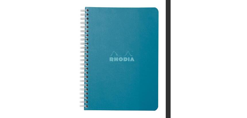 Carnet reliure intégrale Couleurs Paon 14,8 x 21 cm - Paon