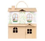 Maison de poupée 25x24x27cm - Kraft