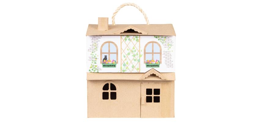 Maison de poupée 25x24x27cm - Kraft