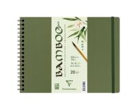 Bamboo album spiralé 20F 21x16cm 250g