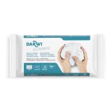 DARWI Pain de 1 kg de pâte auto-durcissante CLASSIC blanche - Blanc