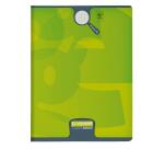 Cahier piqué 8000 CARTE 24x32 cm 48 pages grands carreaux 90 g - Assortis