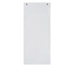 Paquet 100 fiches intercalaires horizontales unies perforées Forever - 105x240mm
