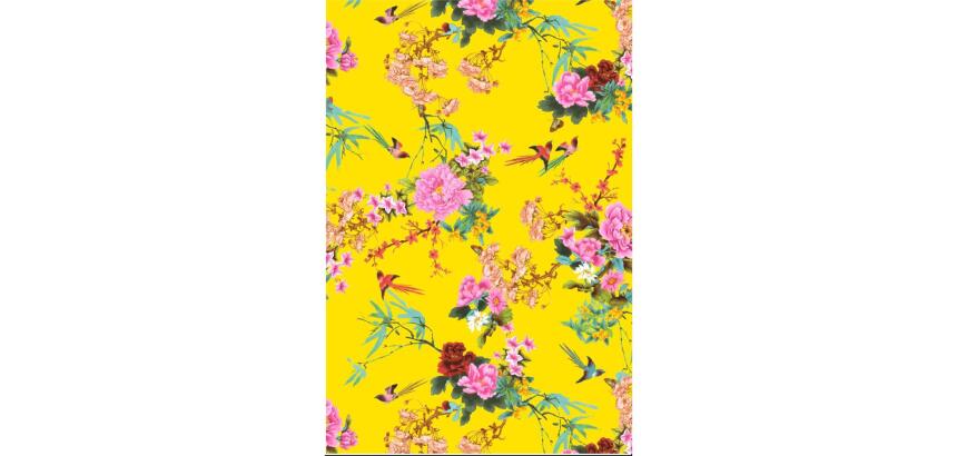 750 - Pochette 20 feuilles Décopatch - Jaune