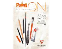Paint'ON bloc collé 40F A4 250g