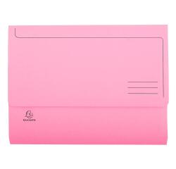 Confezione da 50 cartelle con tasca SUPER 210 - 24,5x32,5cm - Rosa