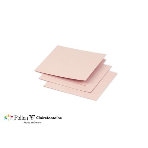 Paquet de 25 cartes pliées Pollen 116x116mm 210g/m²