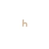 Petite lettre kraft h 8,5cm - Kraft